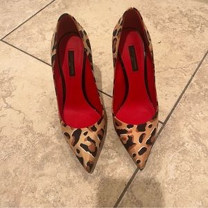 Louis Vuitton leopard eyeline pump size 36.5
